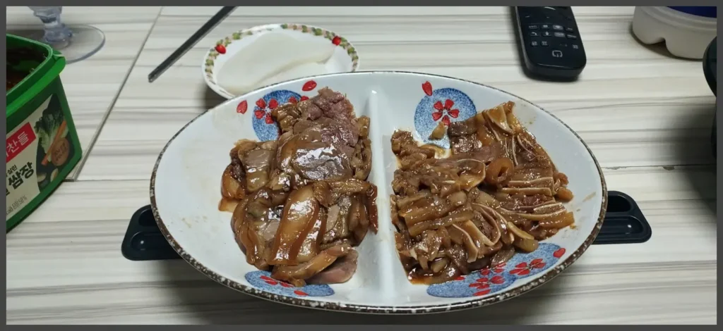 편육과 왕족발