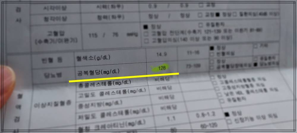건강 검진에서 받은 공복 혈당 128 (몸에 이런 변화가 보인다면 당뇨는 시작 된 거다. 나만의 혈당 관리 법)