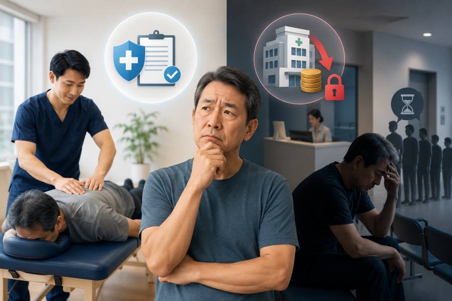 도수치료 건강의료보험 편입 및 환자 걱정