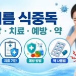 식중독 증상, 약, 치료 기간