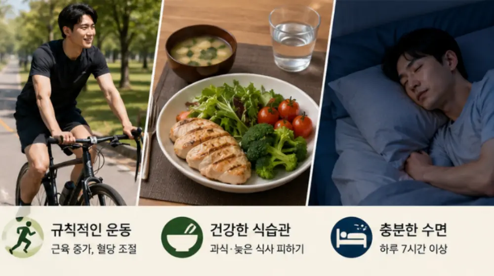 혈당 상승 예방 방법 3가지
