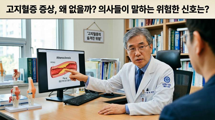 고지혈증 왜 증상이 없을까?