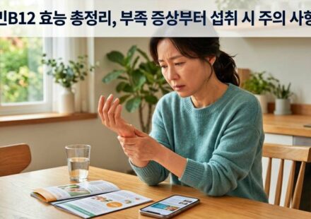 비타민B12 효능 총정리, 부족 증상부터 섭취 시 주의 사항까지
