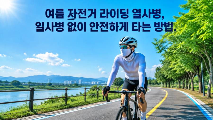 여름 자전거 라이딩 열사병 일사병 없이 안전하게 타는 방법