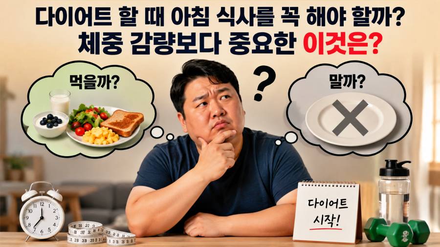 다이어트 할 때 아침 식사를 꼭 해야 할까?