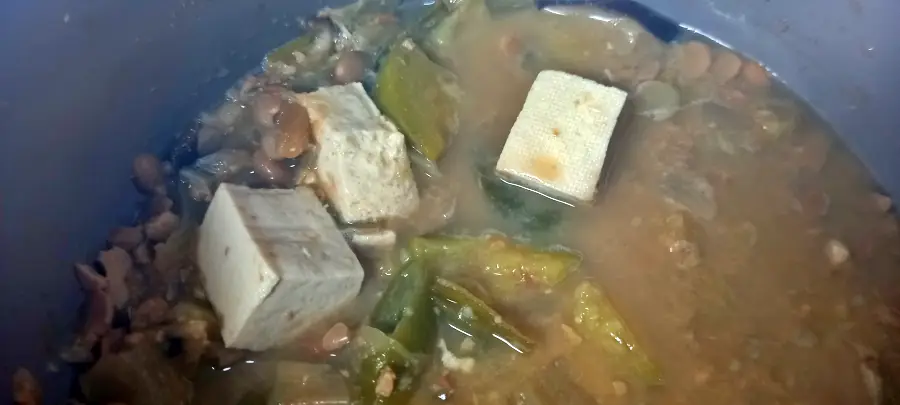 두부 넣은 된장찌개.