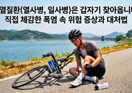 온열질환은 갑자기 찾아옵니다. 직접 체감한 폭염 속 위험 증상과 대처법